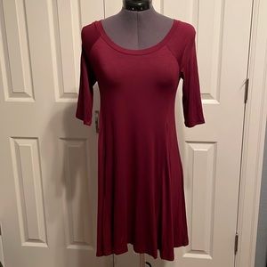 Lush burgundy dress